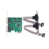 PCIE 1X To 4 Port R232 Serial Expansion Card for AX99100 Main Control Chip DB25 To DB9 R232