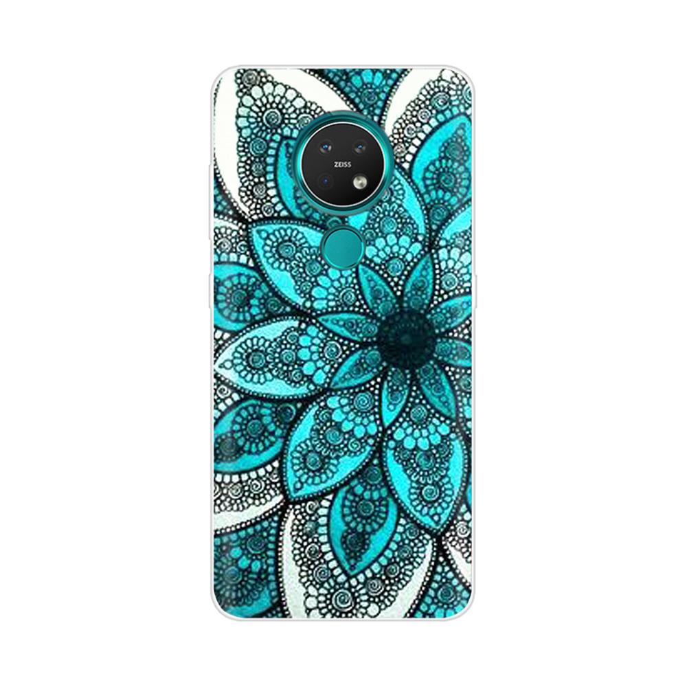For Nokia 3.4 Back Cover Silicone Phone Case for Nokia 3.4 2020 Case 6.39 inch Flower Funda Coque Capa Bumper Protect Shell Bag