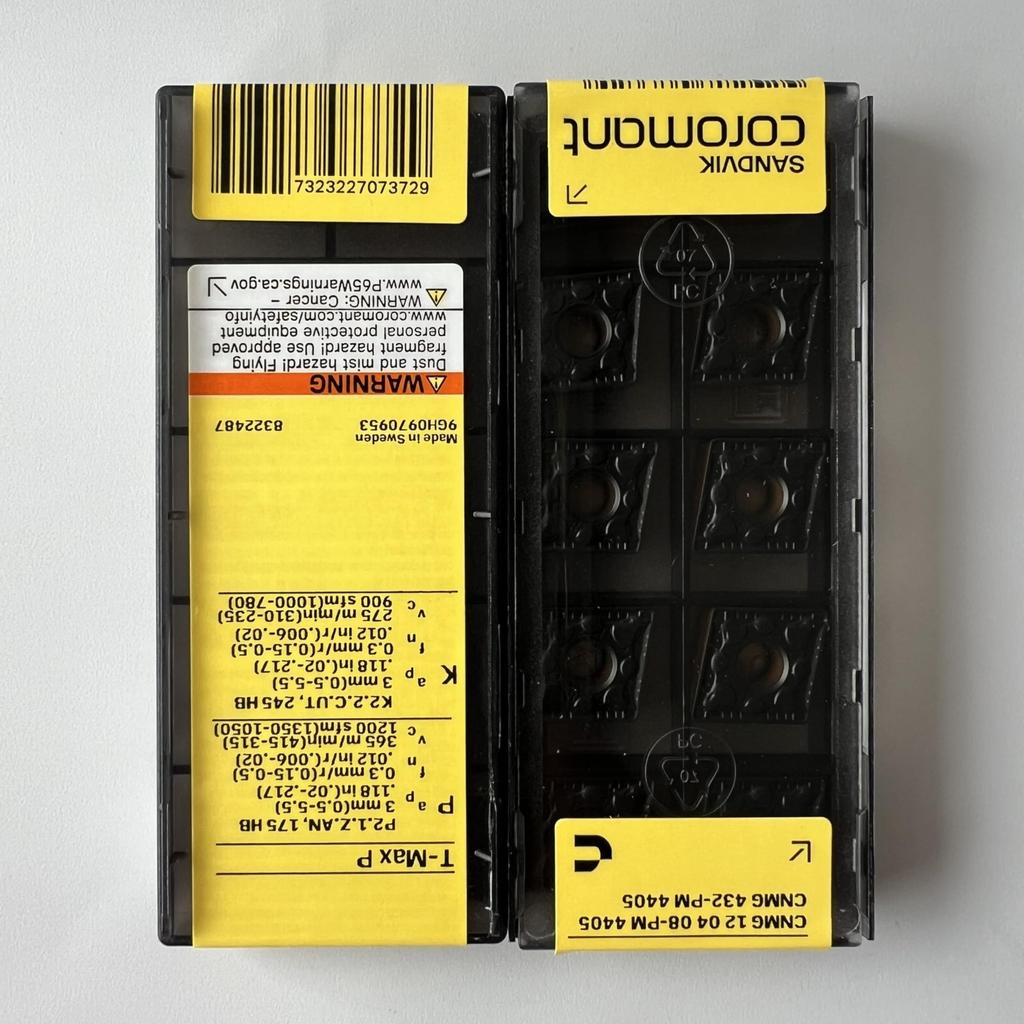 SANDVIK / CNMG120408-PM 4405 / Original Swedish hard alloy blade 10 Pcs