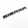 1 Pcs Black / Silver 3D Sierra Badge Nameplate Letter Door Rear Tailgate Emblem Decal Car Sticker for Sierra 1500 2500HD 3500 HD