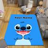 Custom 1Pc Lilo Stitch Adventure Rug Office Carpet Indoor Outdoor Entrance Doormat Nonslip Soft And Comfortable Living Room D916271