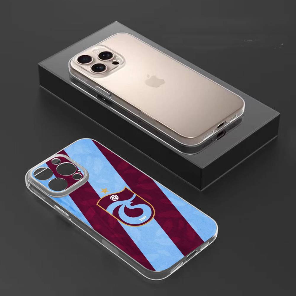 T-Turkey T-TrabzonsporS Phone Case For iPhone17,16,15,14,13,12,11 Plus,Pro Max Soft Transparent Cover