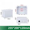 Waterproof Power Box for Cable Branch with Rubber Plug Outdoor Electrical Junction Box for DIY and Garden Use