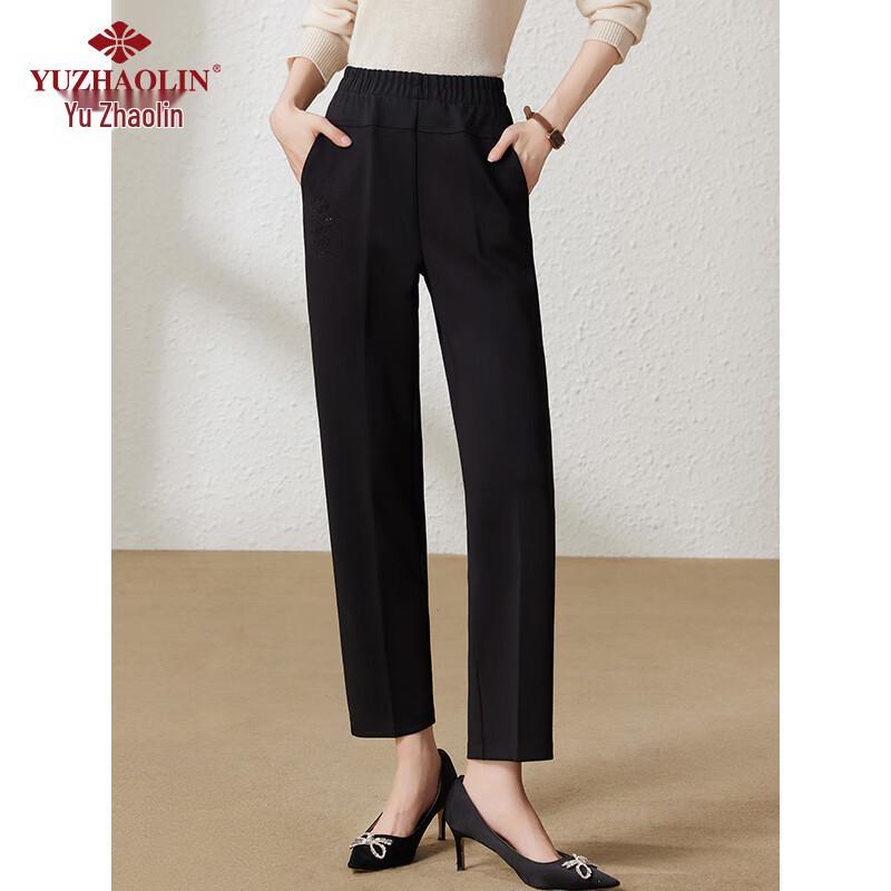 Yuzhaolin Women's Middle-Aged & Elderly Casual Straight-Leg Pants