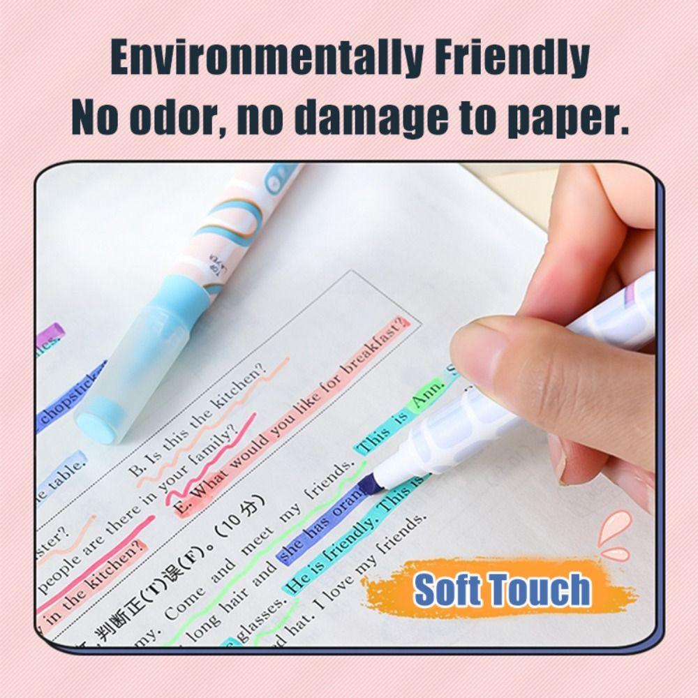 Двухцветные складные цветные маркеры, двухсторонняя флуоресцентная ручка, цветная ручка для рисования, подарок