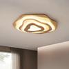 Minimalist Wood LED Ceiling Lamp For Living Room Bedroom Chalet Dining Room Kitchen Remote Control Ceiling Chandelier Light
