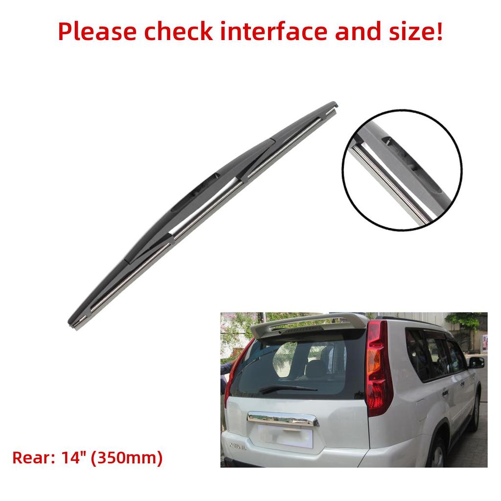 3 шт. щетки стеклоочистителя для Nissan X-Trail T31 2007-2013 24 "16" 14" подходят для переднего лобового стекла, щетки для окон, резак, аксессуары 2007 2011 2012 2013