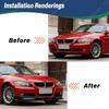 For BMW 3 Series E90 E91 Pre-facelift 320i 330i 2005 2006 2007 2008 Car Front Bumper Splitter Spoiler Lip Body Modification Kit