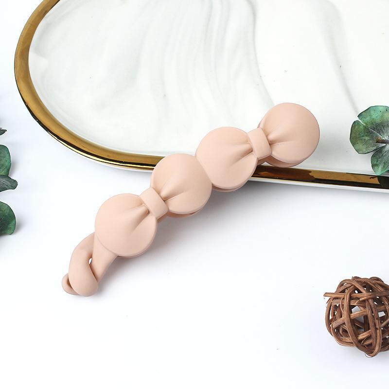 Frosted Banana Ponytail Clip Solid Color Hair Clip Women Hair Styling Clip Accessories Ponytail Barrettes Hair Claws Hairpins