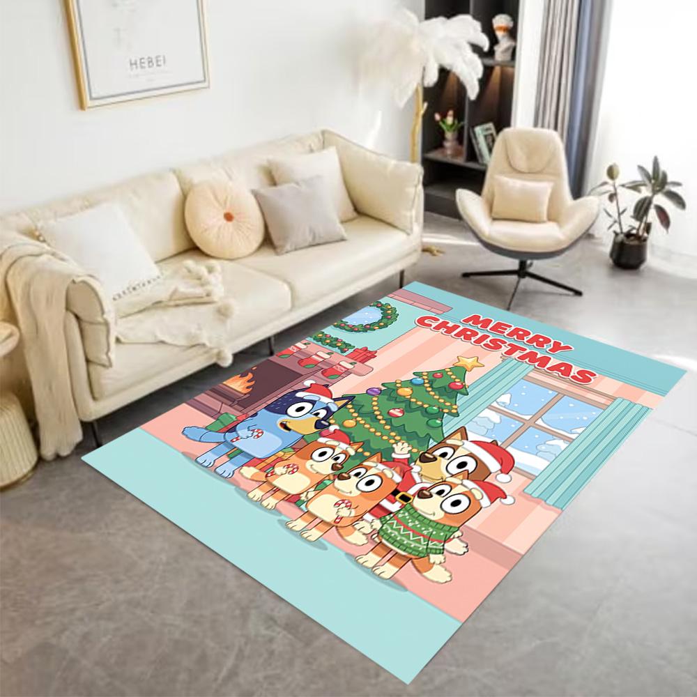 Merry Christmas Celebration Area Rug Suitable for Hallway Playrooms Dormitory Decorate room Antislip Carpet Office home decor