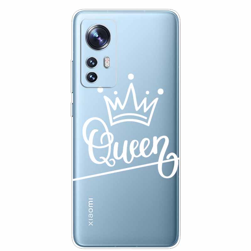 For Xiaomi 12T Case Clear Bumper Soft TPU Phone Cases for Xiaomi 12T Pro 5G Silicone Cover 6.67'' 12 T Transparent Slim Fundas