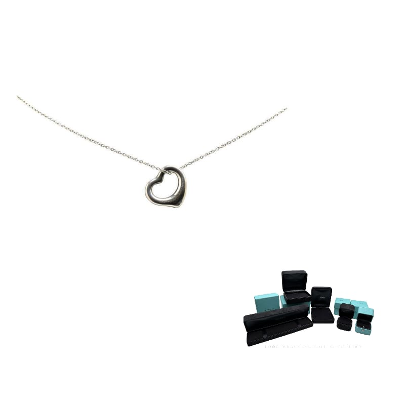 TIFFANY & CO. Elsa Peretti Necklaces Women's Silver WC4ZTIL6W49J9WDD