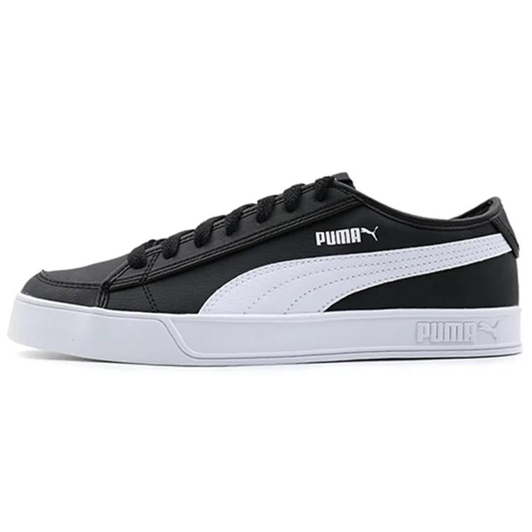 PUMA Smash V2 Vulc Sl 'White Black' (Unisex) Skate Shoes 367308 01