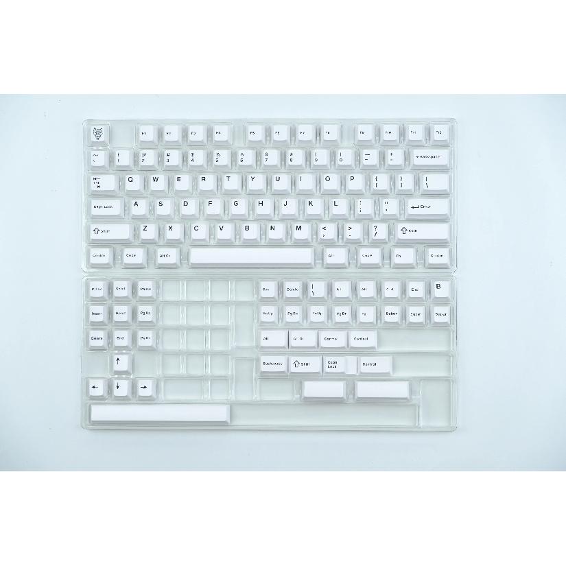 GMK WOB/wOB Колпачки для клавиш Double Shot 114 клавиш PBT Профиль Cherry Раскладка Alice Белые Черные Колпачки для Механических Клавиатур Клавиши 7u