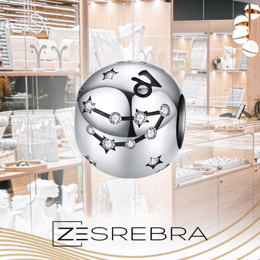 Capricorn Zodiac Sign Charms 925 Bead Pendant Charms
