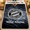 Flannel BlanketBayern Munich Custom Name Text Personalized Soft Warm Throw Blanket Home Decor Gift