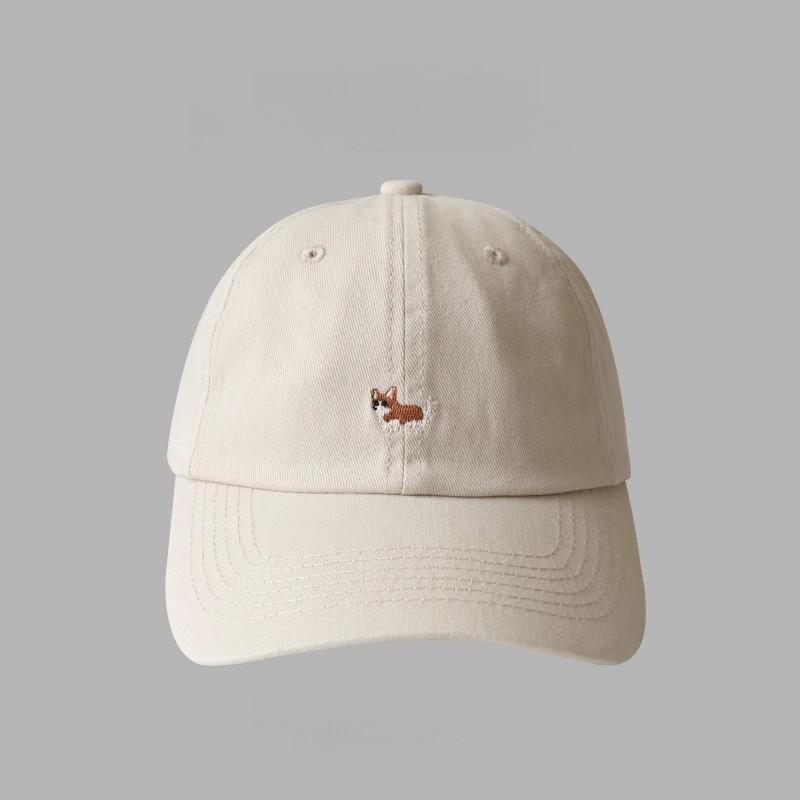 Мультяшная бейсболка с кошкой корги с козырьком от солнца для женщин и мужчин Лето 2025