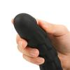 Fish Scale Anal Plug Three-Piece Suction Cup Silicone Anal Plug Extended Anal Strip Anal Vibrator Black Adult Sex Toy