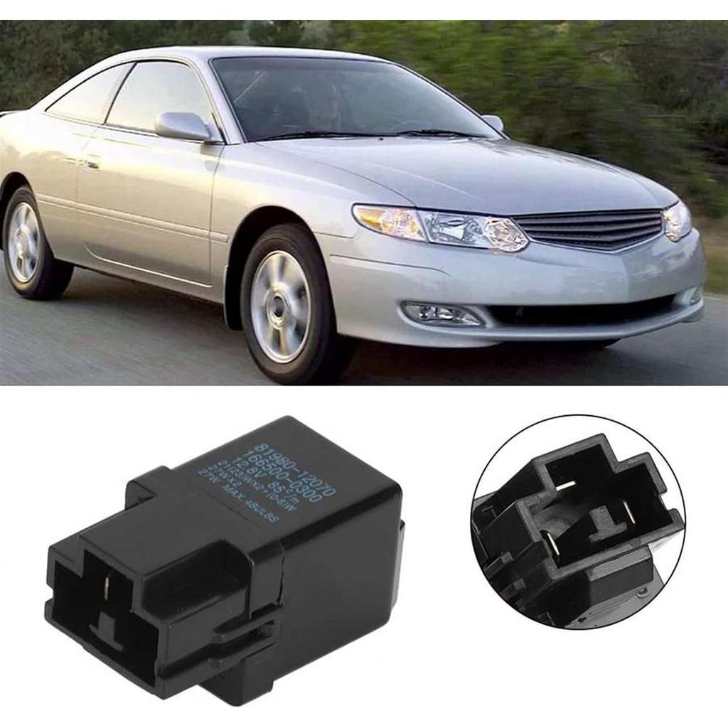 zhaoyaoni Flasher Relay Turn Signal 81980-12070 Fit for Toyota Replacement Auto Accessory Auto Flasher Relay Turn Signal