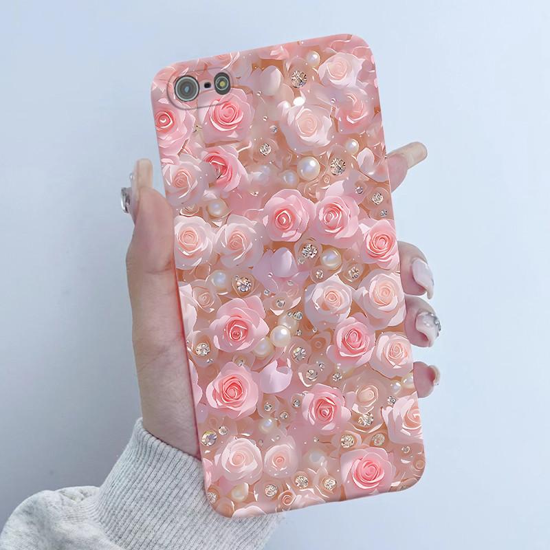 Для iPhone 5s 5 se 2016 Чехол для телефона Дизайн 'Девочка с цветами' Мягкий силикон ТПУ Задняя крышка для iPhone se 2016 5 S iPhone5s 4.0" Чехлы