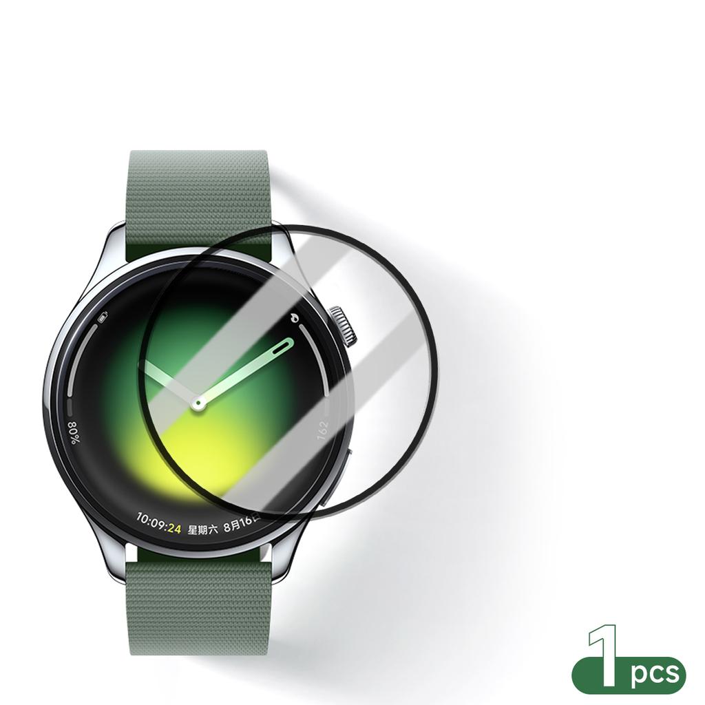 Защитное стекло для Xiaomi Watch 5 3D Изогнутое Защитное стекло Ультра-HD Полное покрытие Защитная пленка для Mi Watch 5 Аксессуары