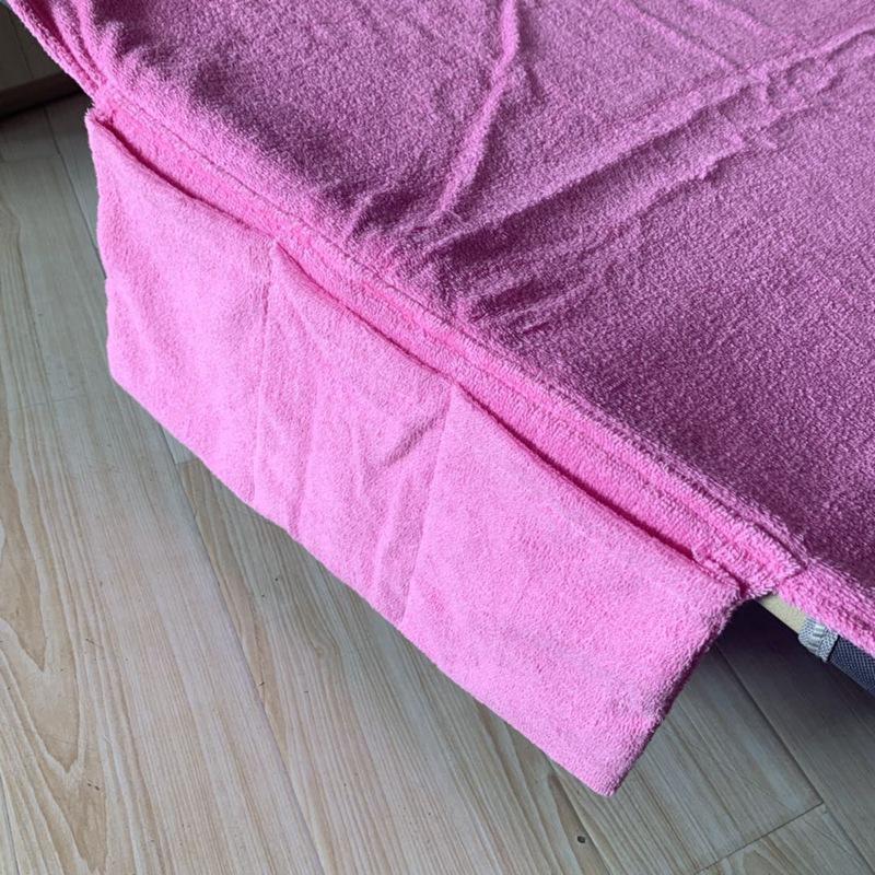 Soft, Sun-Protective Beach Chair Cover - Anti-Slip, Double-Sided Towel Texture with Pockets for Comfort on Outdoor Loungers