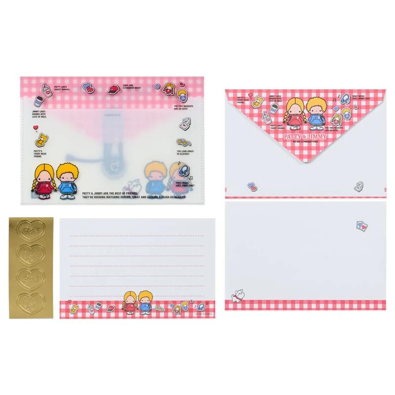 Набор писем и футляр Sanrio Patty & Jimmy (Лукбук для двоих) Япония НОВИНКА