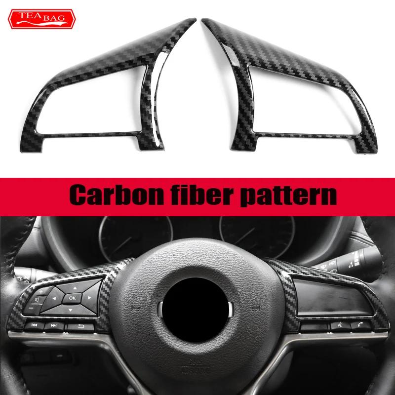 ABS Steering Wheel Switch Button Cover For Nissan X Trail T32 Rogue Note Qashqai J11 Versa Juke Micra Kicks Leaf Sentra Styling