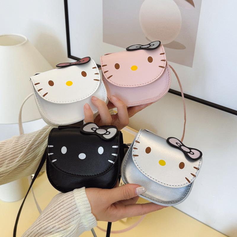Милая Модная Мини-квадратная Сумка-кроссбоди Hello Kitty для Женщин
