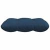 Seat Cushions 4 pcs Blue 40 x 40 x 12 cm Fabric