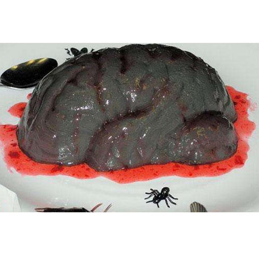 Human Brain Shape Pan Baking Silicone Halloween Cake Mold Pudding Jello Dessert Bread Mold