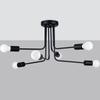Lampa Przysufitowa Nocturne 6 E27 Czarny Lumilo 14.279.52