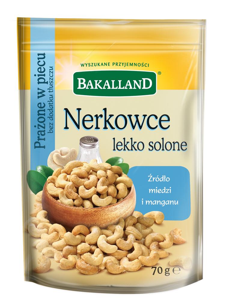 Bakalland lightly salted cashew nuts 76 g