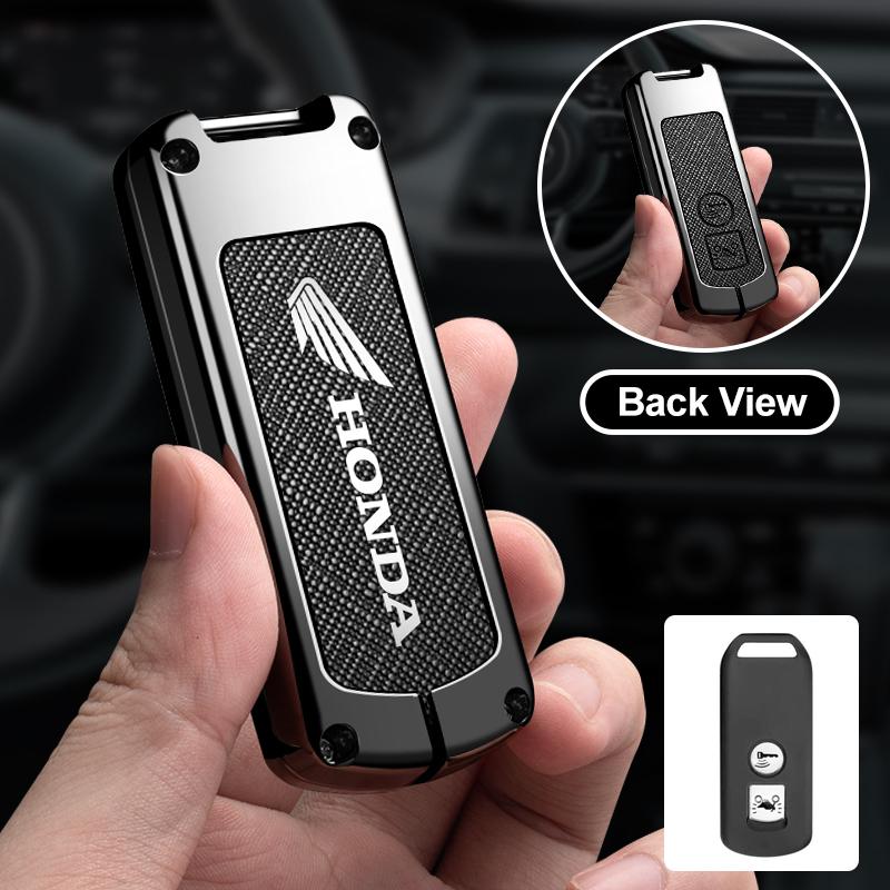 Zinc Alloy Leather For Honda Sh125 Forza 350 250 750 ADV 150 XADV SH150i SH300 150 PCX XAV Car Remote Key Protection Cover Shell