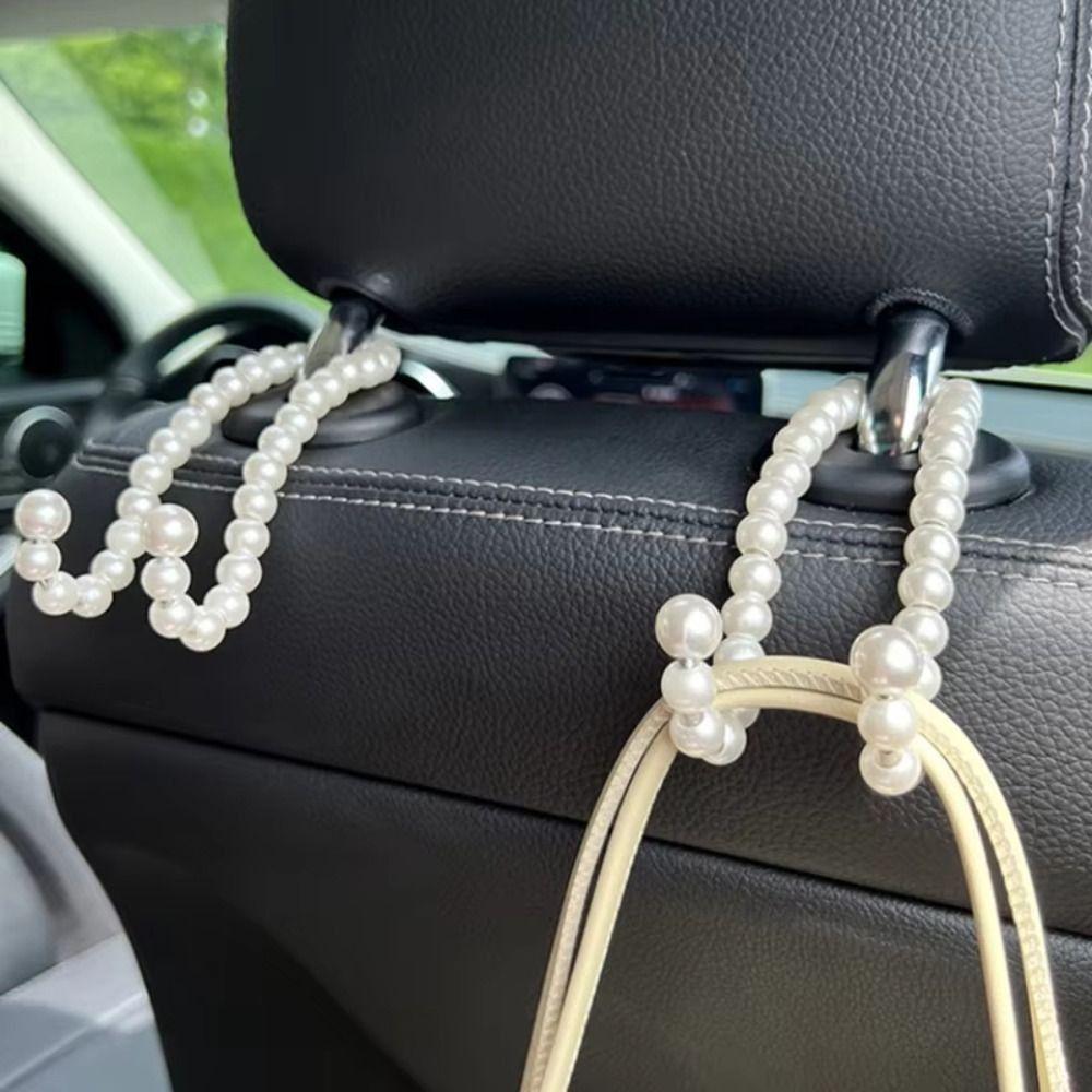 2Pcs Hanging Car Rear Seat Hooks Strong Storage Car Seat Headrest Hooks Car Accessories