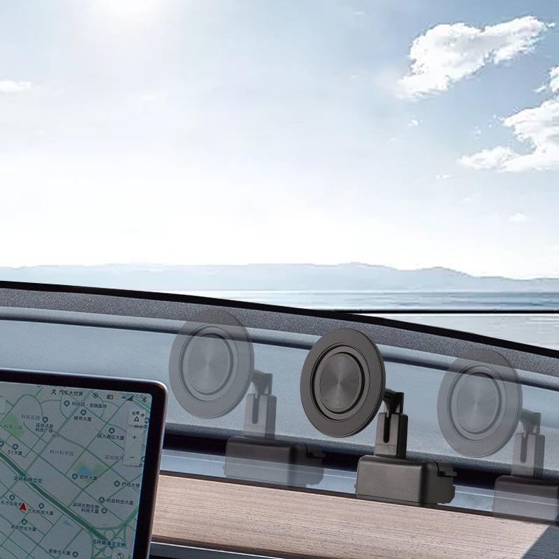 Сильный магнитный держатель телефона для Tesla Model 3 Y Magsafe для iPhone 14 13 12 Pro Max с уникальным дизайном воздуховыпускного основания