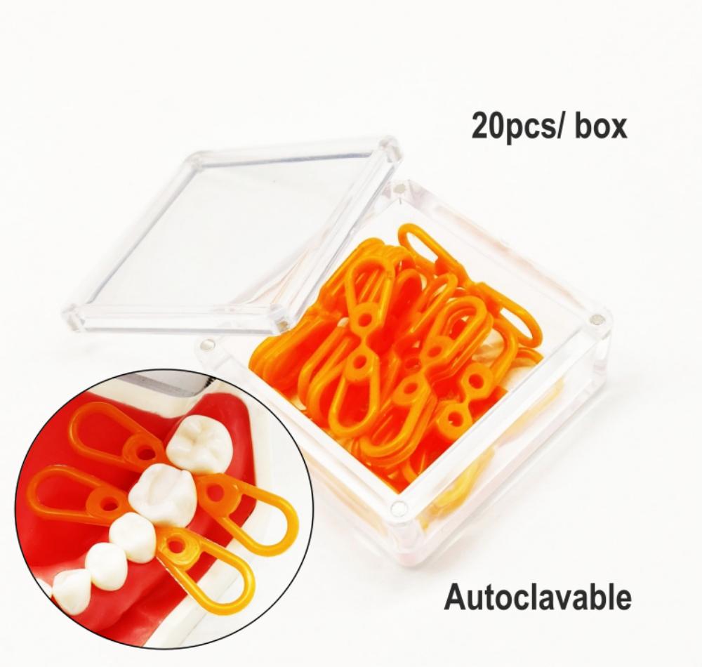 1 коробка, 2 коробки или 3 коробки, стоматологические эластичные резиновые фиксирующие клинья, 20 шт./упак., гибкий межзубный клин, силиконовая матрица, матрицы, композитная стоматология