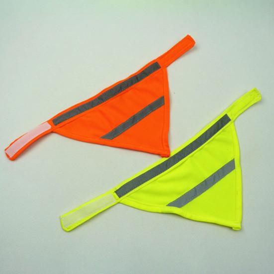 Бандана для домашних животных, светоотражающая полоска, наряд из полиэстера, модный треугольный нагрудник для домашних животных, собак, кошек
