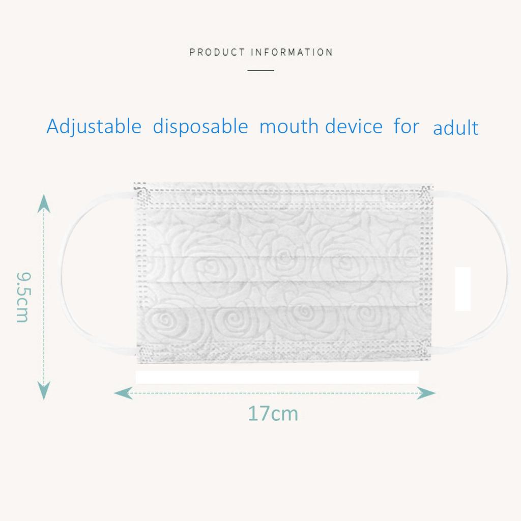 Взрослый мужчина и женщина Роза Маска Одноразовая маска Промышленная 3-слойная ушная петля 10 шт. Маска
