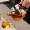 Heat-Resistant Large Capacity Glass Teapot for Home Tea Brewing and Water Boiling