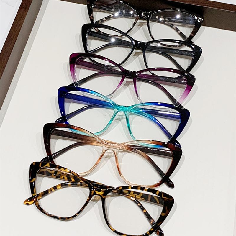 Очки для пресбиопии «кошачий глаз» для женщин и мужчин, сверхлегкие очки для дальнего зрения, модные очки для чтения по рецепту, диоптрии от 0 до +4,0