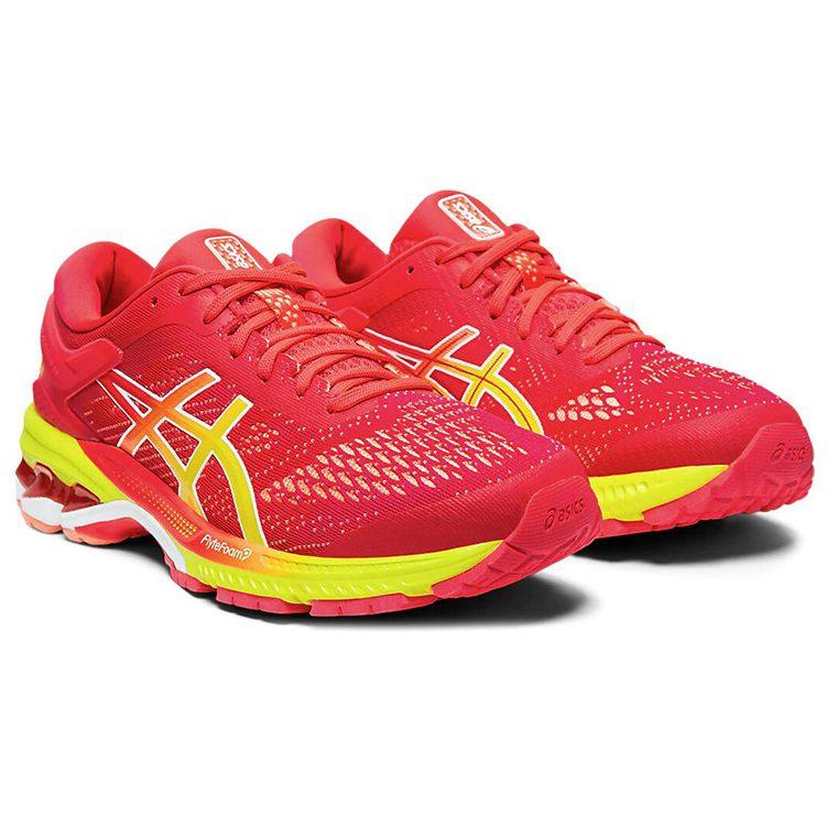 Asics Женские кроссовки Gel Kayano 26 'Arise Laser Pink Sour Yuzu' 1012A609-700