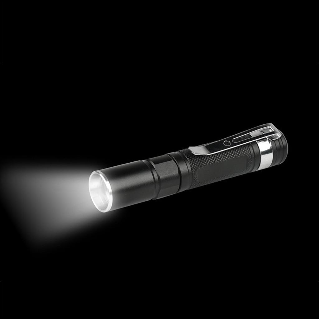 Portable Mini Penlight LED Flashlight Torch Zoom Light Camping