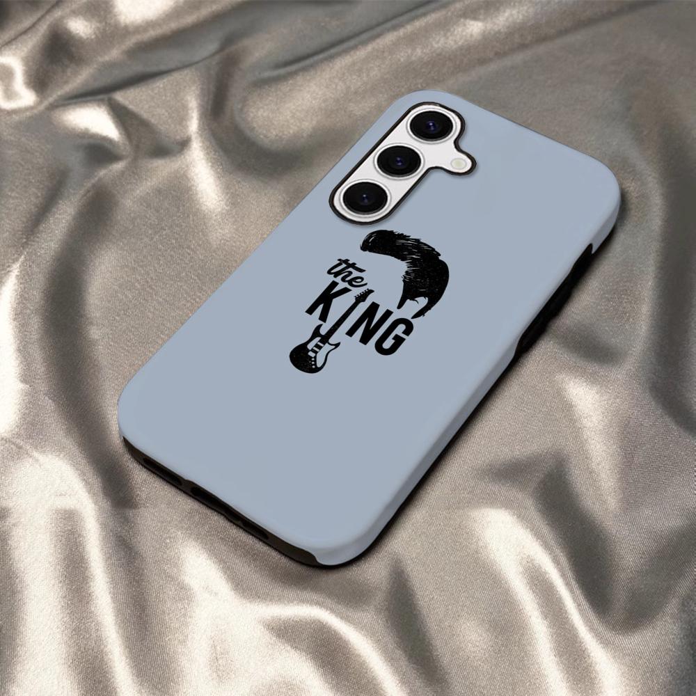 Чехол для телефона E-Elvis P-Presley Певец Для Samsung S25 S24 S23 S22 S21 Plus Ultra A56 A36 A26 A16 Глянцевый HD Жесткий PC Чехол