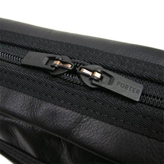 Yoshida Bag Porter PORTER Waist Bag Black [PORTER ALOOF] 023-03761
