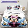 3pcs Minnie6 Cover Set - Personalized Name, HD Printed Bedding with 1 Cover and 2 Pillowcases - Perfect for Home Decor, Easy Care