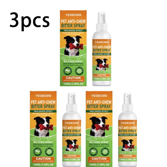 Yegbong pet bitter spray, anti-biting, furniture protection, prevent random biting and licking behavior, guide indoor and outdoor use 100ml