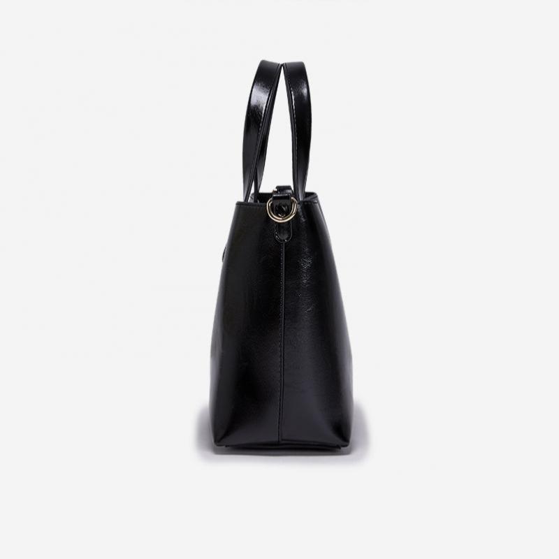 By Esquire Women Low Curve Tote Bag Black