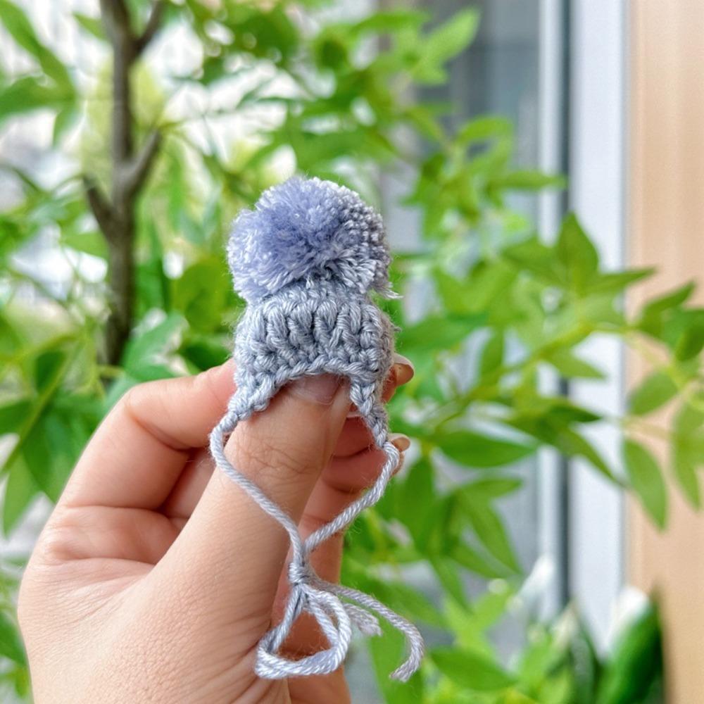 Candy Color Cotton Doll Knitted Hat Fashion DIY Knitted Skirt for 10~15cm Cotton Dolls