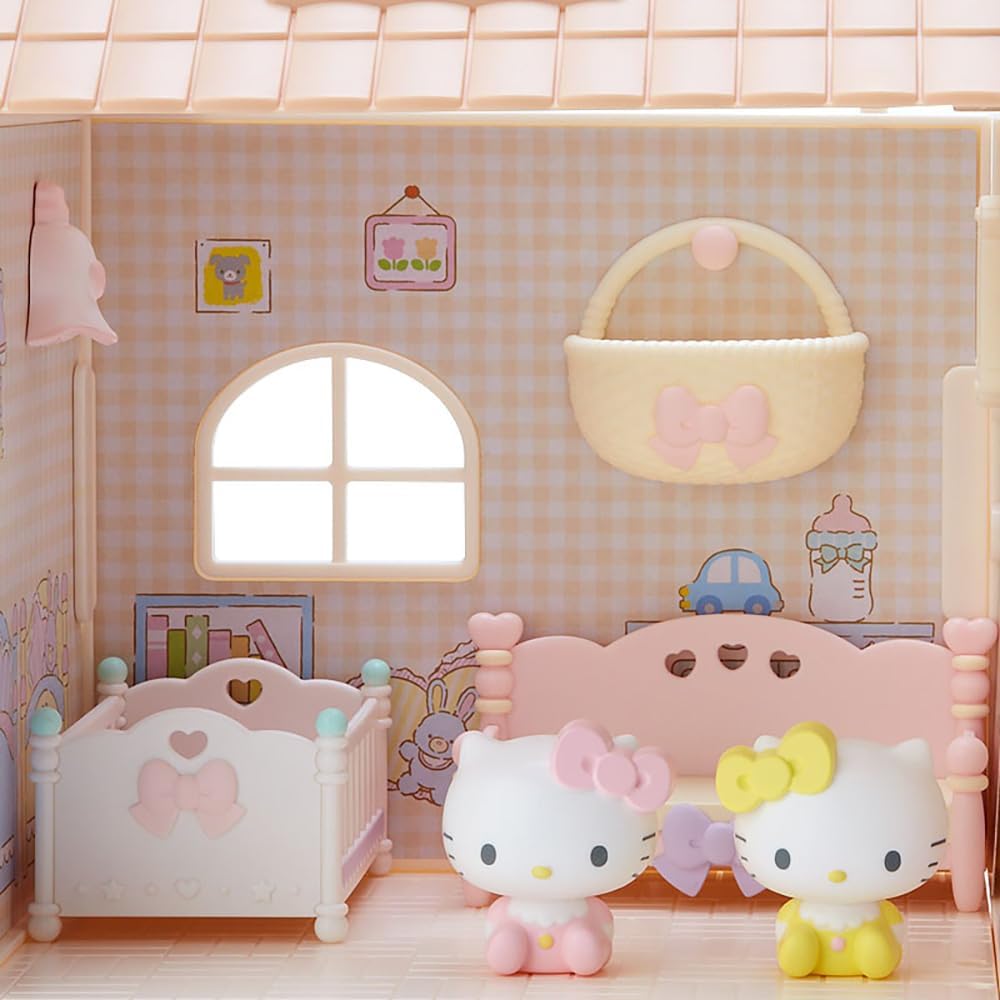Sanrio Sanrio Персонажи Делюкс Игровой Набор Кукольный Домик с Мебелью и Аксессуарами